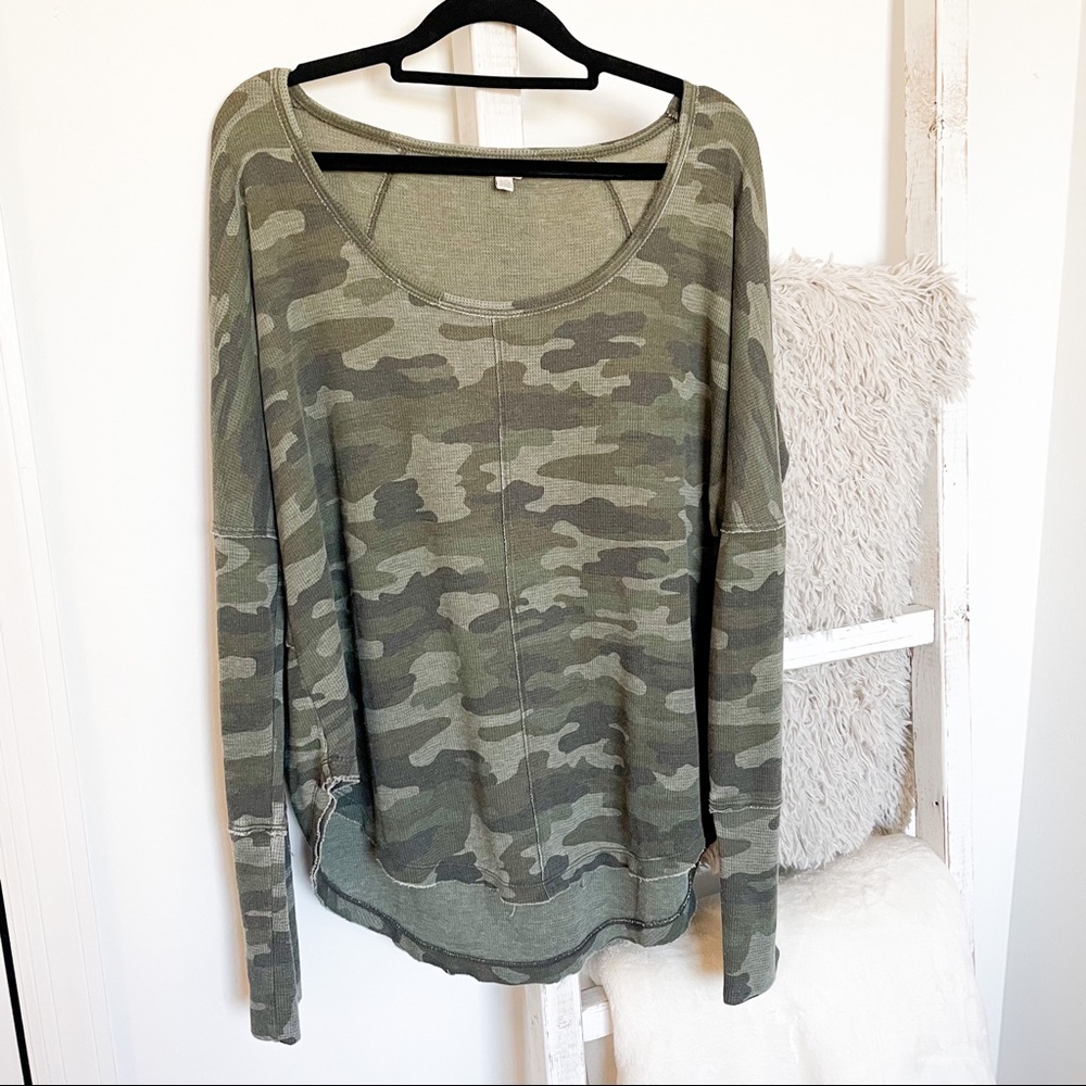 Lucky Brand camo top